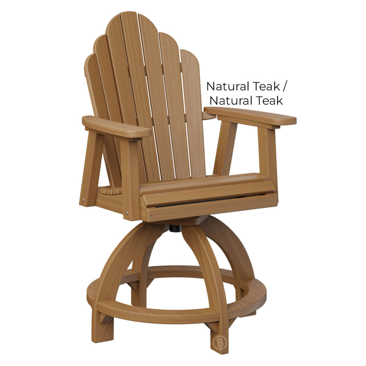 Berlin Gardens Cozi-Back Swivel Counter Chair