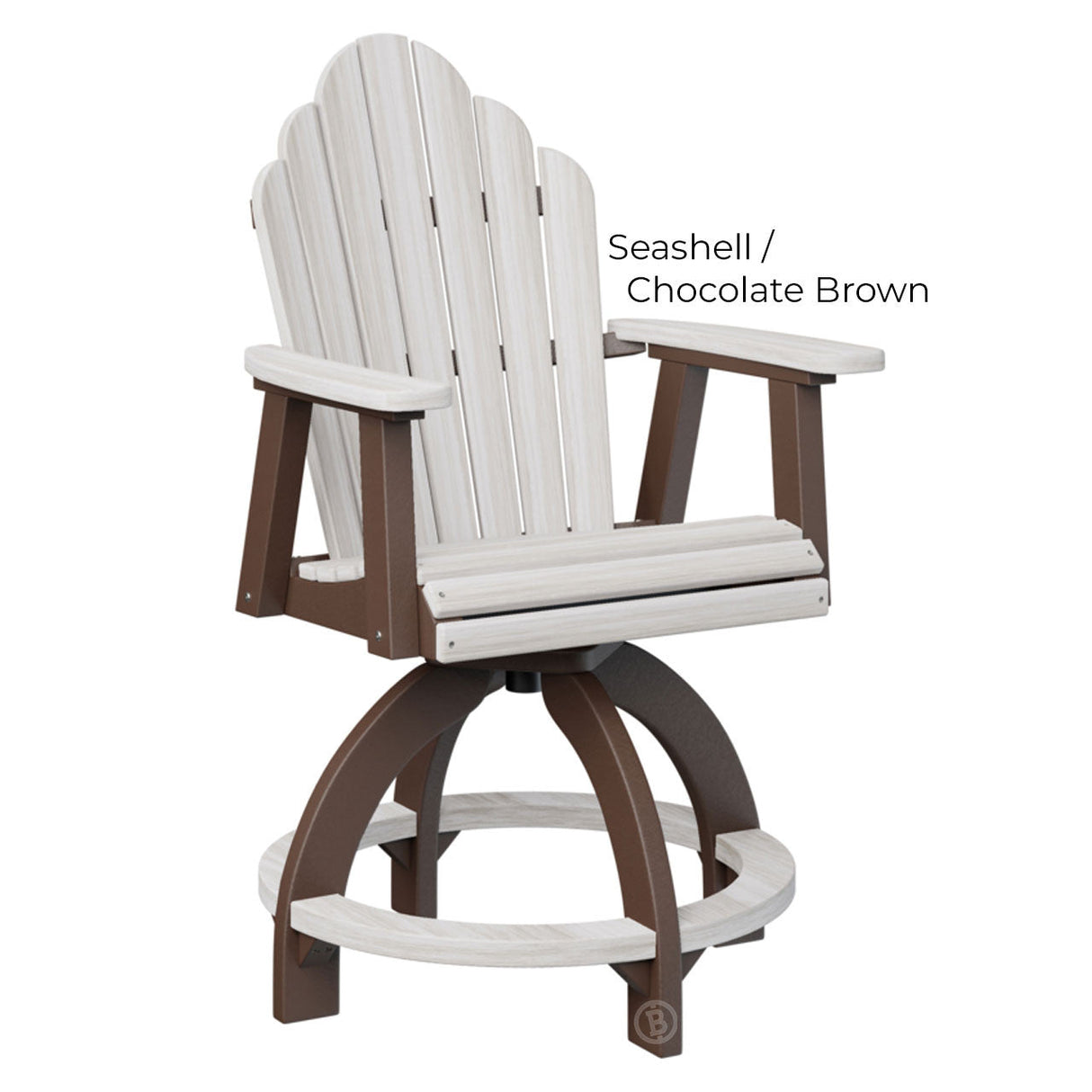 Berlin Gardens Cozi-Back Swivel Counter Chair