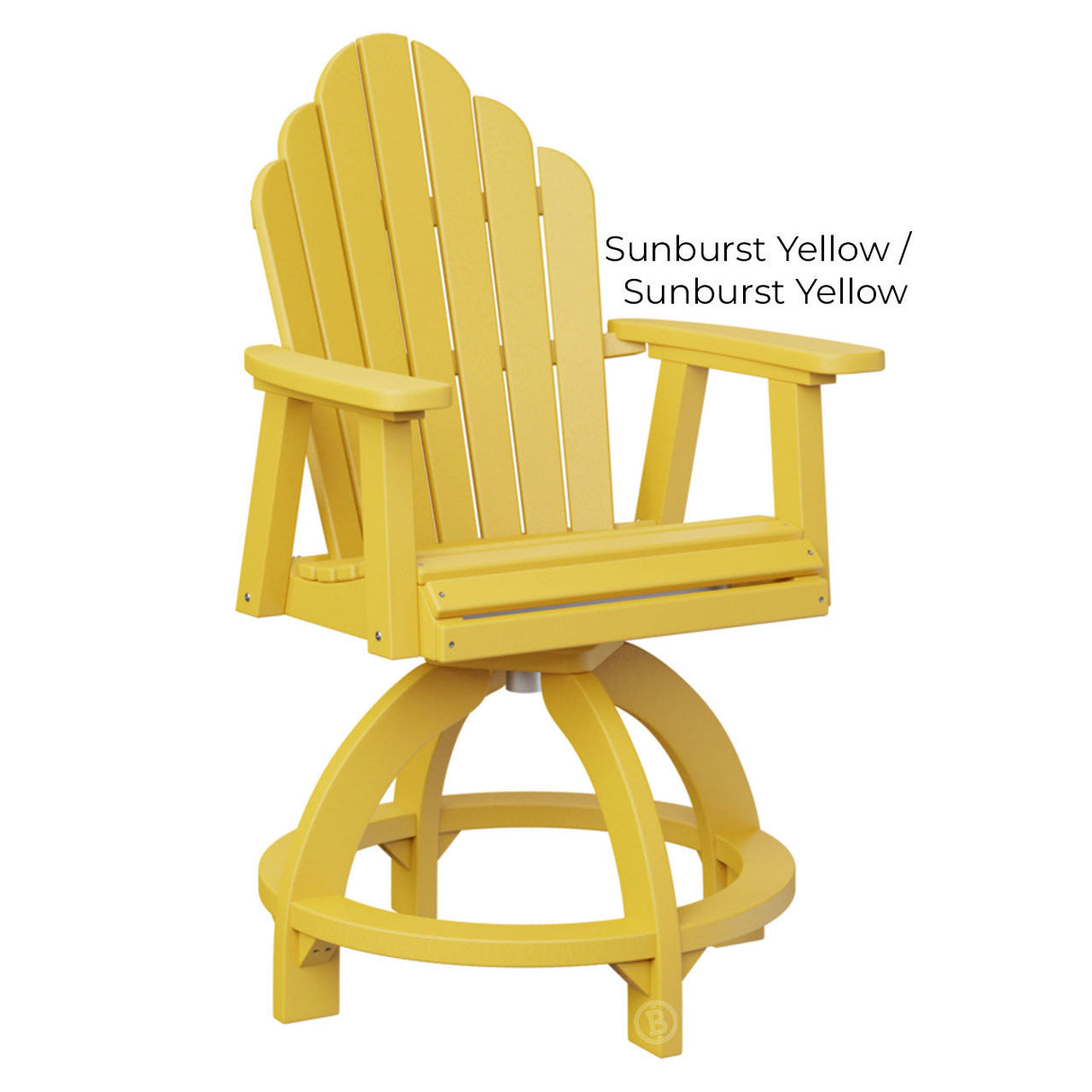 Berlin Gardens Cozi-Back Swivel Counter Chair