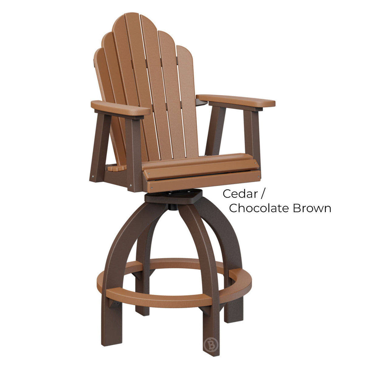Berlin Gardens Cozi-Back Swivel 30" XT Bar Chair