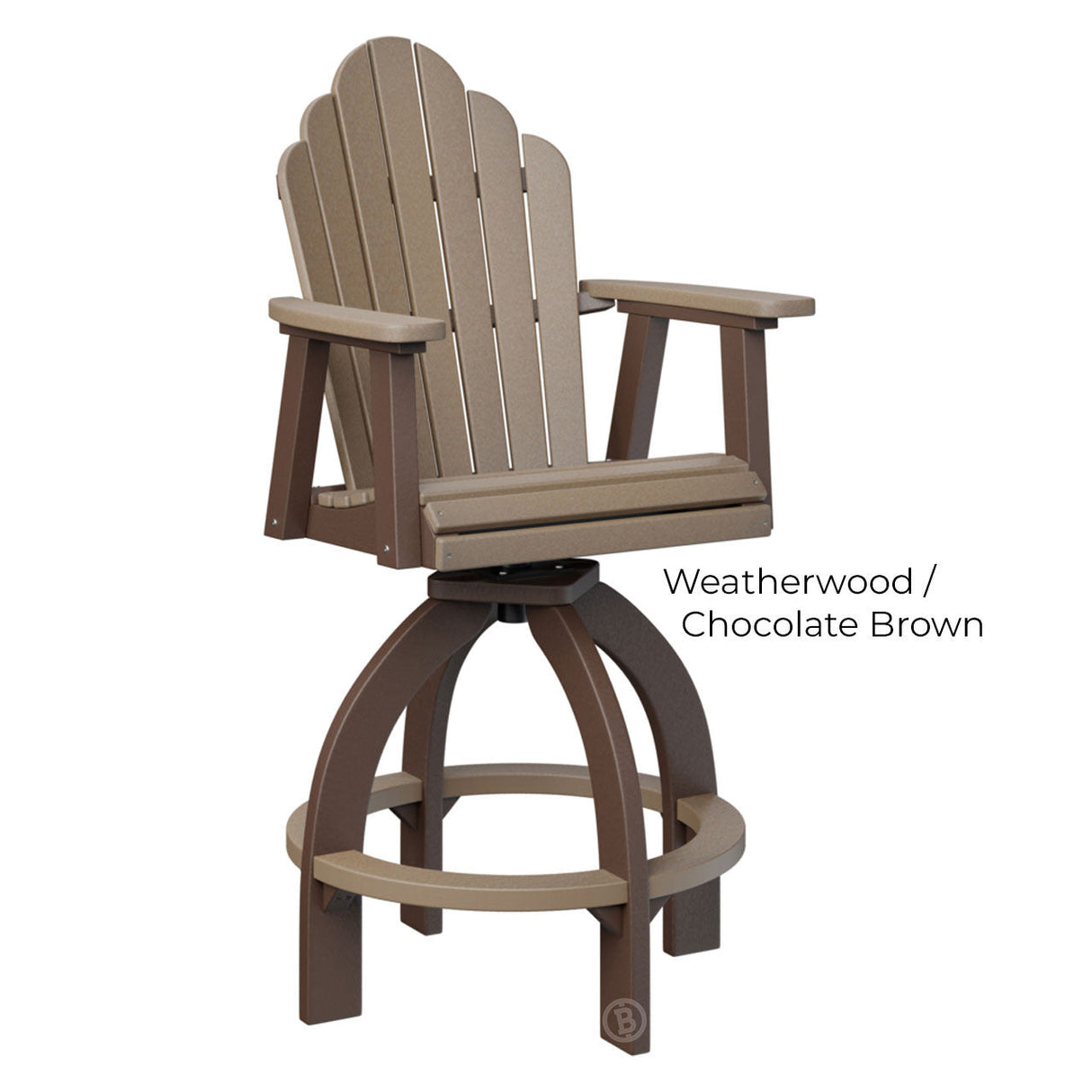 Berlin Gardens Cozi-Back Swivel 30" XT Bar Chair