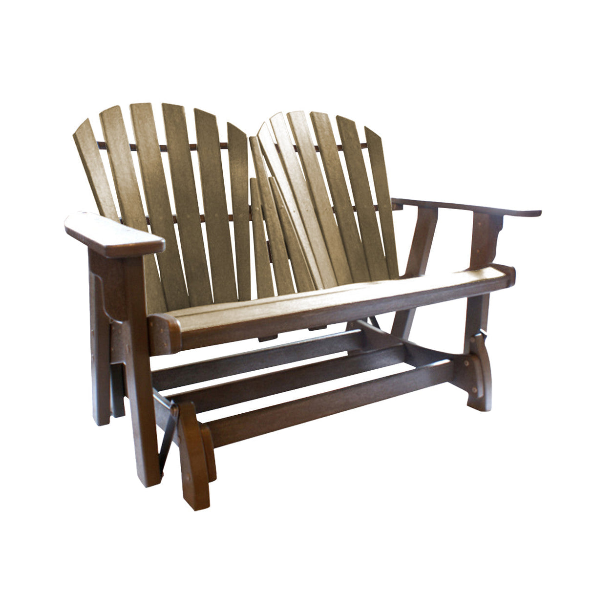 Breezesta Coastal Double Adirondack Glider