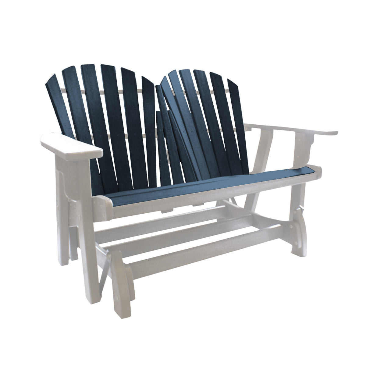 Breezesta Coastal Double Adirondack Glider