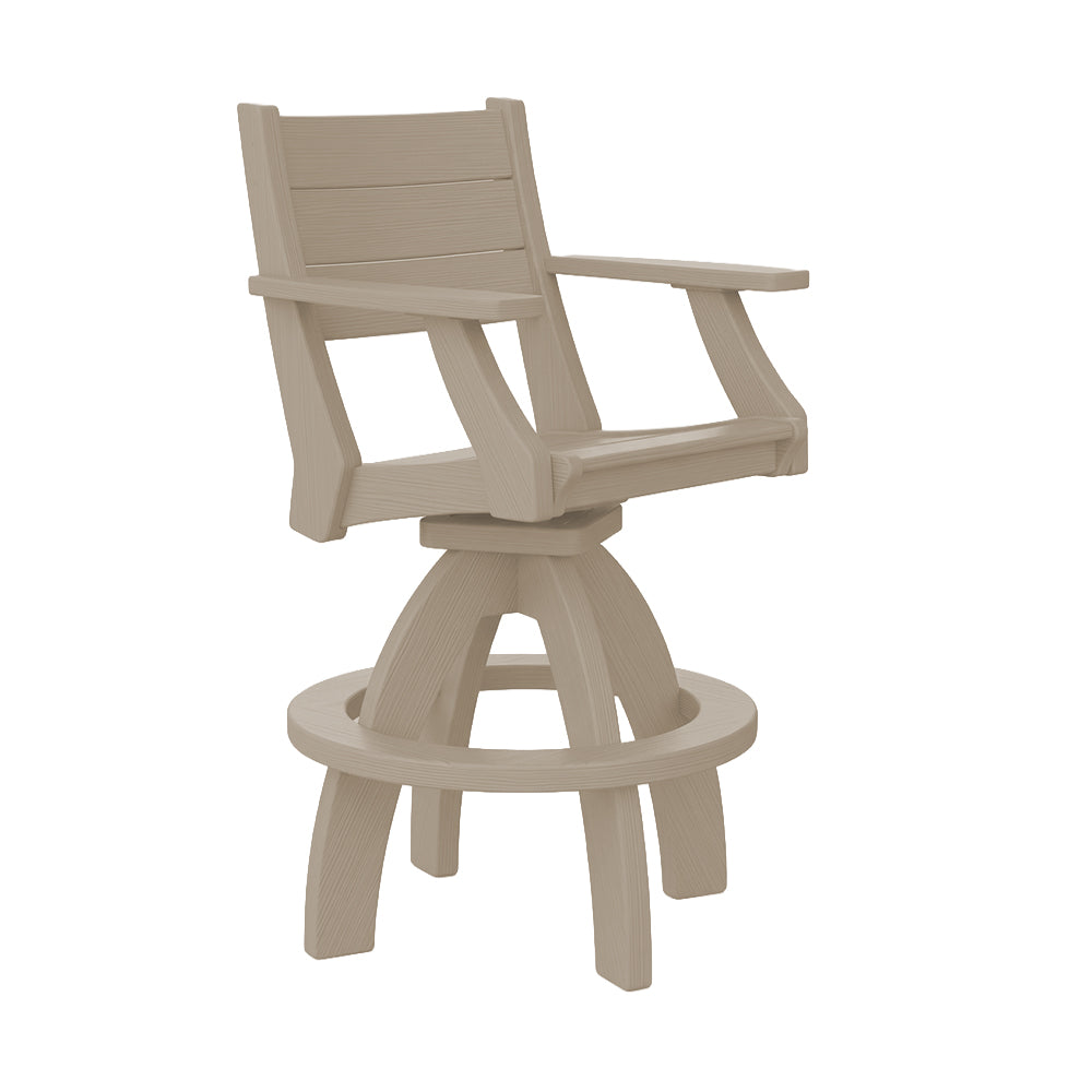 Beaver Dam Farmhouse Swivel Bar Chair