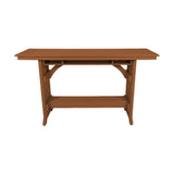 Beaver Dam Seabreak 72" Mission Rail Bar Table