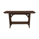 Beaver Dam Seabreak 72" Mission Rail Bar Table