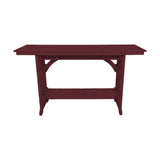 Beaver Dam Seabreak 72" Mission Rail Bar Table