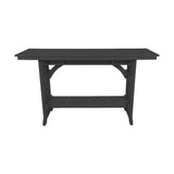 Beaver Dam Seabreak 72" Mission Rail Bar Table