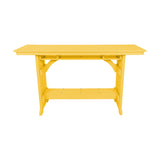 Beaver Dam Seabreak 72" Mission Rail Bar Table