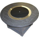 Berlin Gardens 20" Round Black Glass Burner Cover - GBC20BK 