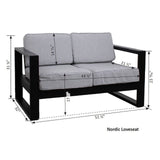 Berlin Gardens 3 Piece Nordic Deep Seating Collection 4