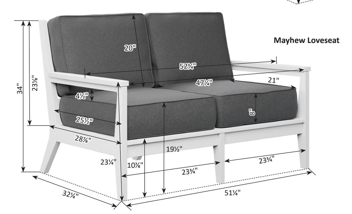 Berlin Gardens 4 Piece Mayhew Deep Seating Collection 1