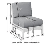 Berlin Gardens 5 Piece Classic Terrace Deep Seating Package Collection 1