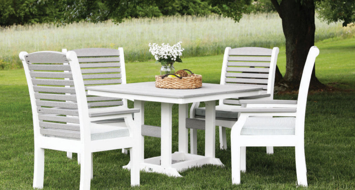 Berlin Gardens 5 Piece Garden Classic Classic Terrace Dining Collection 