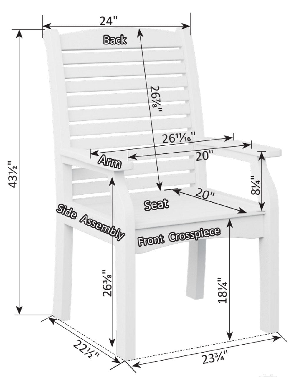 Berlin Gardens 6 Piece Classic Terrace Deep Seating, Dining Collection 2