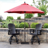 Berlin Gardens 9' Umbrella Fiberglass / Auto - UFAUT09 7