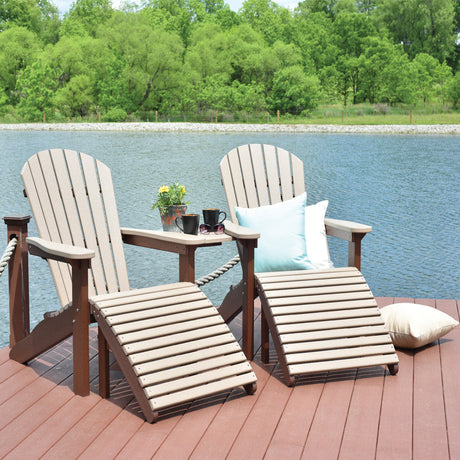 Berlin Gardens Adirondack Footstool - PAFS2400 2