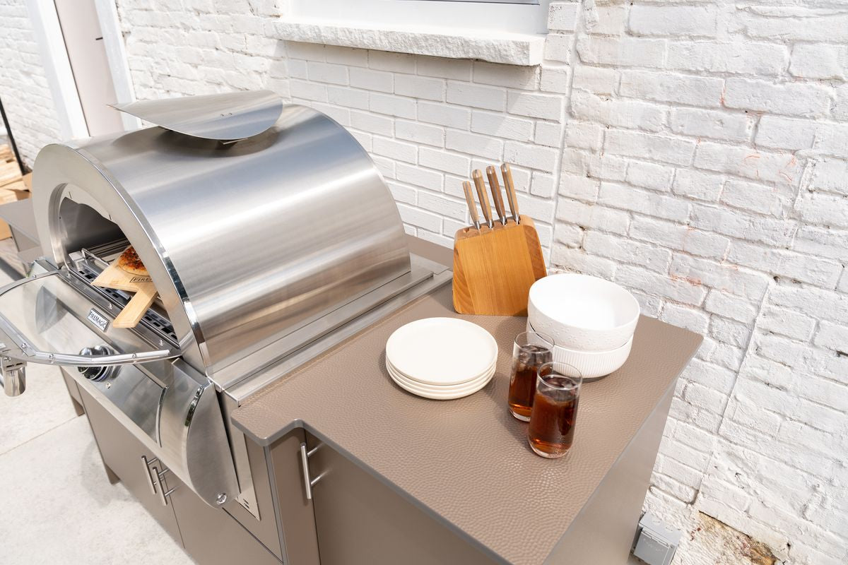 Berlin Gardens Agora 108" Outdoor Kitchen with Fire Magic Grill 17