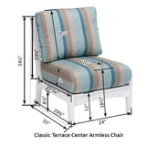 Berlin Gardens Classic Terrace Center Armless Section - CTCAS2434 2