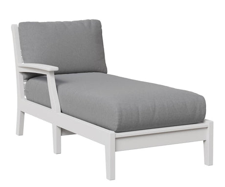 Berlin Gardens Classic Terrace Chaise Right Arm Chaise Lounge Chair - CTRCL3163 
