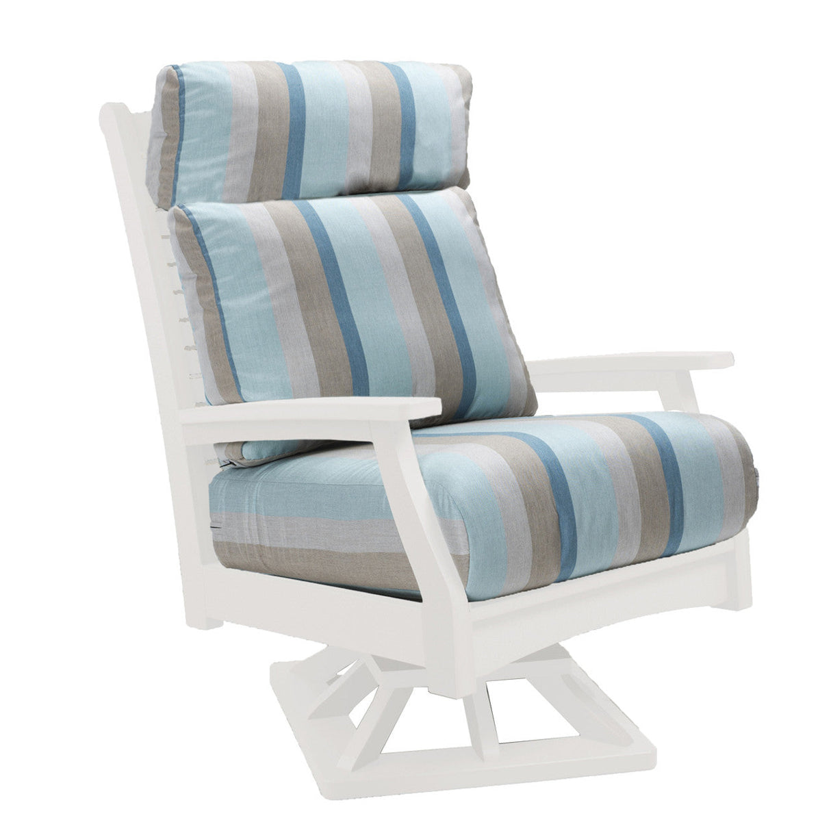 Berlin Gardens Classic Terrace High Back Swivel Rocker - CTHSR3045 