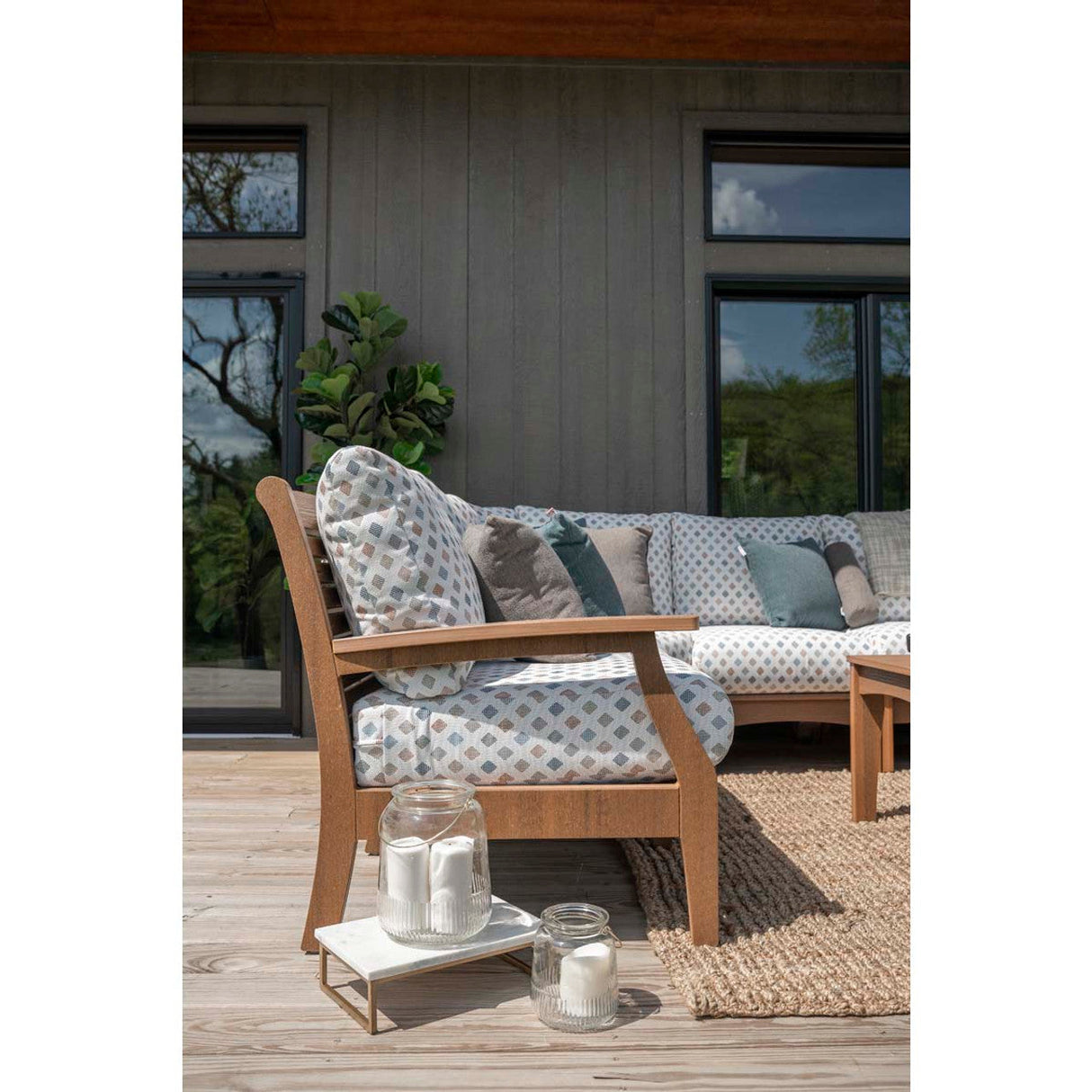 Berlin Gardens Classic Terrace Right Arm Loveseat - CTRSL5334 3
