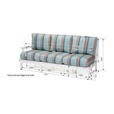 Berlin Gardens Classic Terrace Right Arm Sofa - CTRSS7934 2