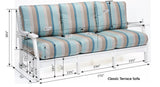 Berlin Gardens Classic Terrace Sofa - CTS8034 2