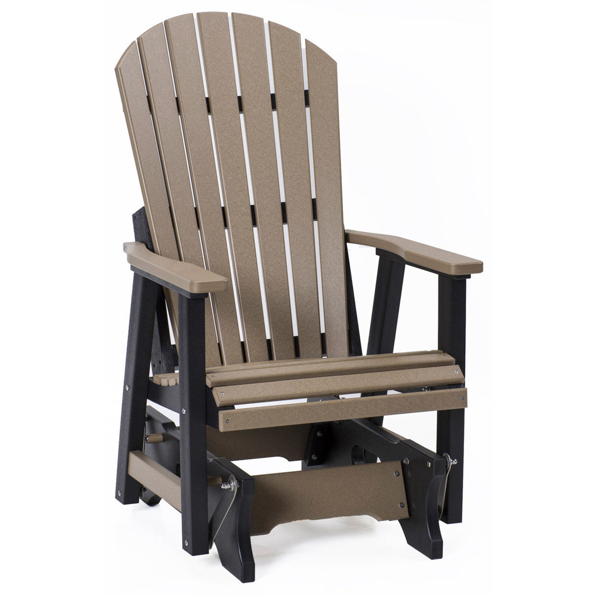 Berlin Gardens Comfo-Back Single Glider with Allochrome Brackets - PCTG2400AC 