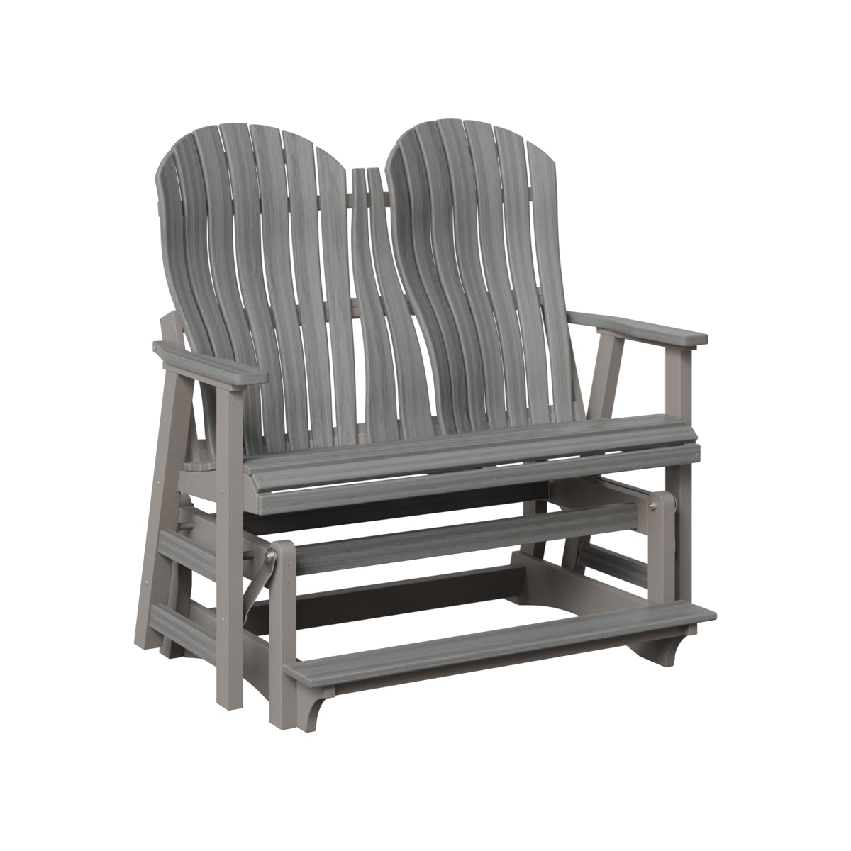 Berlin Gardens Contour Double Counter Glider with Allochrome Brackets 