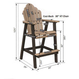 Berlin Gardens Cozi-Back 30" XT Chair - PZXTC2139 2