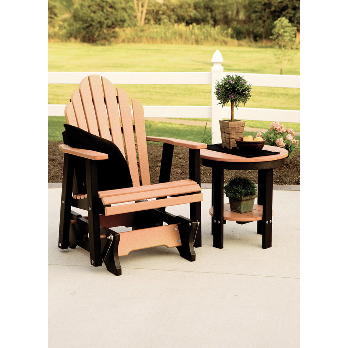 Berlin Gardens Cozi-Back Single Glider - PZTG2400 4