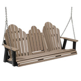 Berlin Gardens Cozi-Back Three Seat Swing w/Console (Zinc Chains) - PZTS6000ZC 