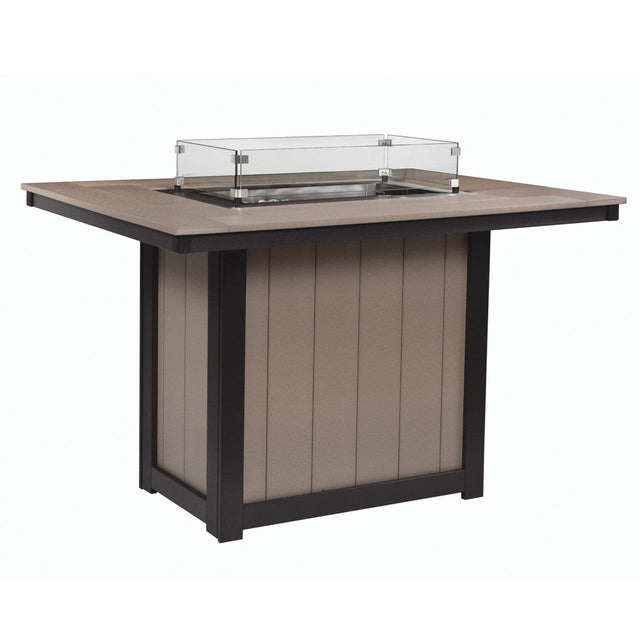 Berlin Gardens Donoma Standard Top 42" x 54" Rectangular Fire Table Counter - DRFT4254C 