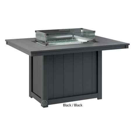 Berlin Gardens Donoma Standard Top 42" x 54" Rectangular Fire Table Dining - DRFT4254D 3