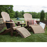 Berlin Gardens Folding Adirondack Footstool - PFAF2417 3
