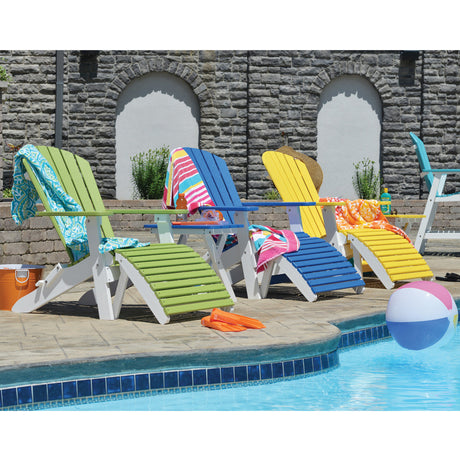 Berlin Gardens Folding Adirondack Footstool - PFAF2417 4