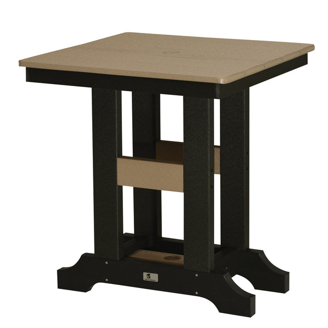 Berlin Gardens Garden Classic Hammered Top 28" Square Bar Table - GCHF0028B 