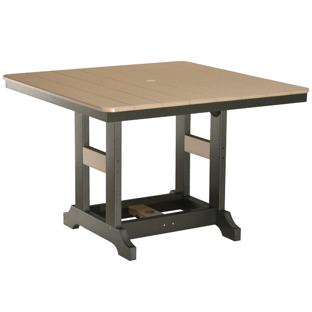 Berlin Gardens Garden Classic Hammered Top 44" Square Dining Table - GCHF0044D 