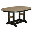 Berlin Gardens Garden Classic Hammered Top 44" x 64" Oblong Dining Table - GCHF4464D 