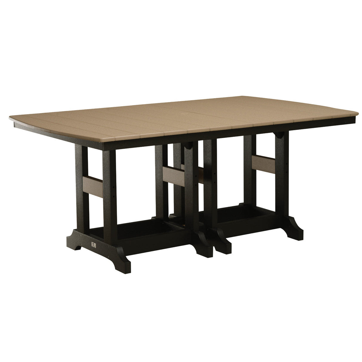 Berlin Gardens Garden Classic Hammered Top 44" x 72" Rectangular Counter Table - GCHF4472C 