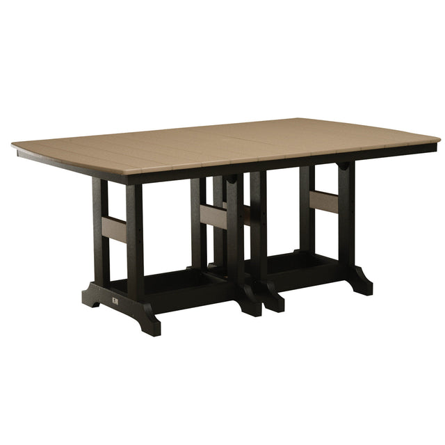 Berlin Gardens Garden Classic Hammered Top 44" x 72" Rectangular Counter Table - GCHF4472C 