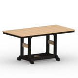 Berlin Gardens Garden Classic Standard Top 33" x 66" Rectangular Dining Table - GCRT3366D 