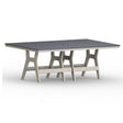 Berlin Gardens Harbor Bar Tables Hammered Top 44" x 96" Rectangular Bar Table - HHFT4496B 