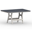 Berlin Gardens Harbor Counter Tables Hammered Top 33" x 66" Rectangular Counter Table - HHFT3366C 