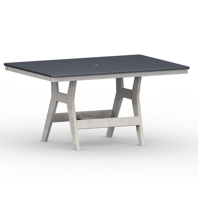 Berlin Gardens Harbor Counter Tables Hammered Top 33" x 66" Rectangular Counter Table - HHFT3366C 