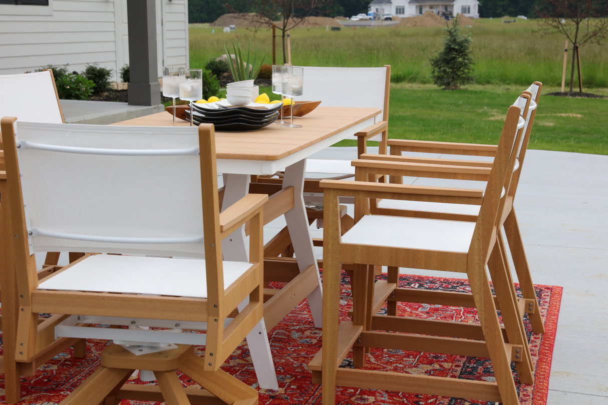 Berlin Gardens Harbor Counter Tables Standard Top 33" x 66" Rectangular Counter Table - HRT3366C - HRT3366C 2