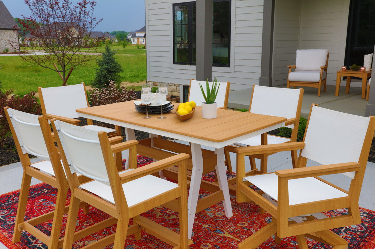 Berlin Gardens Harbor Counter Tables Standard Top 33" x 66" Rectangular Counter Table - HRT3366C - HRT3366C 3