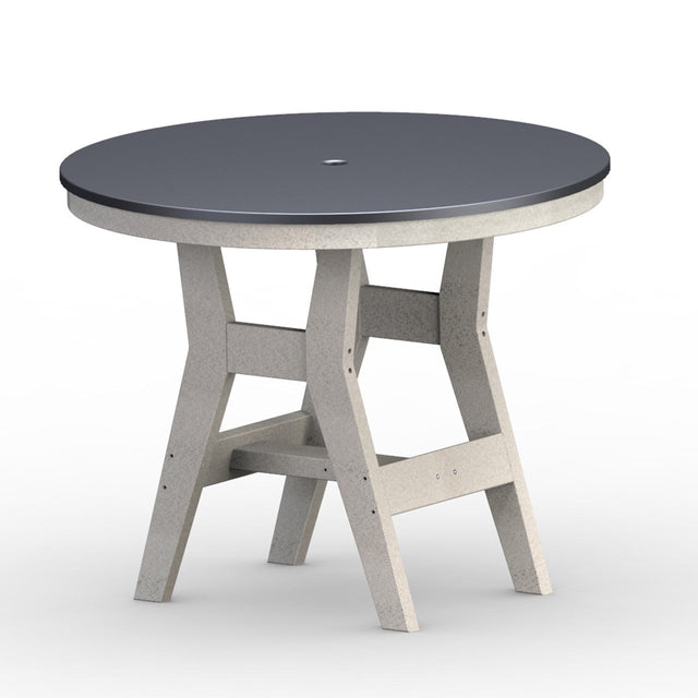 Berlin Gardens Harbor Dining Tables Hammered Top 38" Round Dining Table - HHFT0038D 