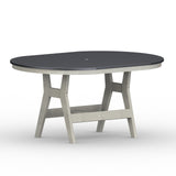 Berlin Gardens Harbor Dining Tables Hammered Top 44" x 64" Oblong Dining Table - HHFT4464D 